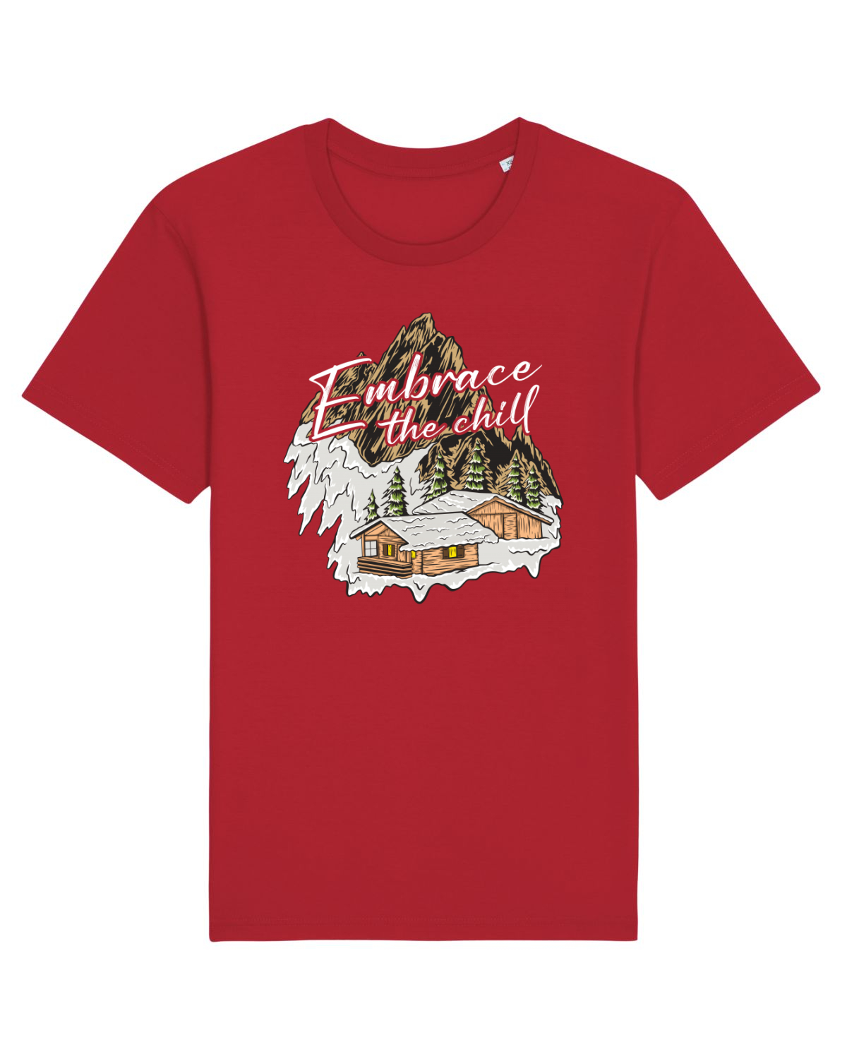 Tricou mânecă scurtă Unisex Rocker Red
