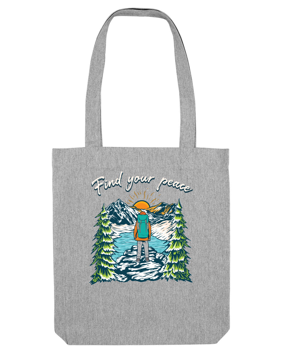 Sacoșă textilă Heather Grey