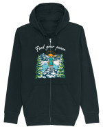 pentru montaniarzi - Find your peace Hanorac cu fermoar Unisex Connector