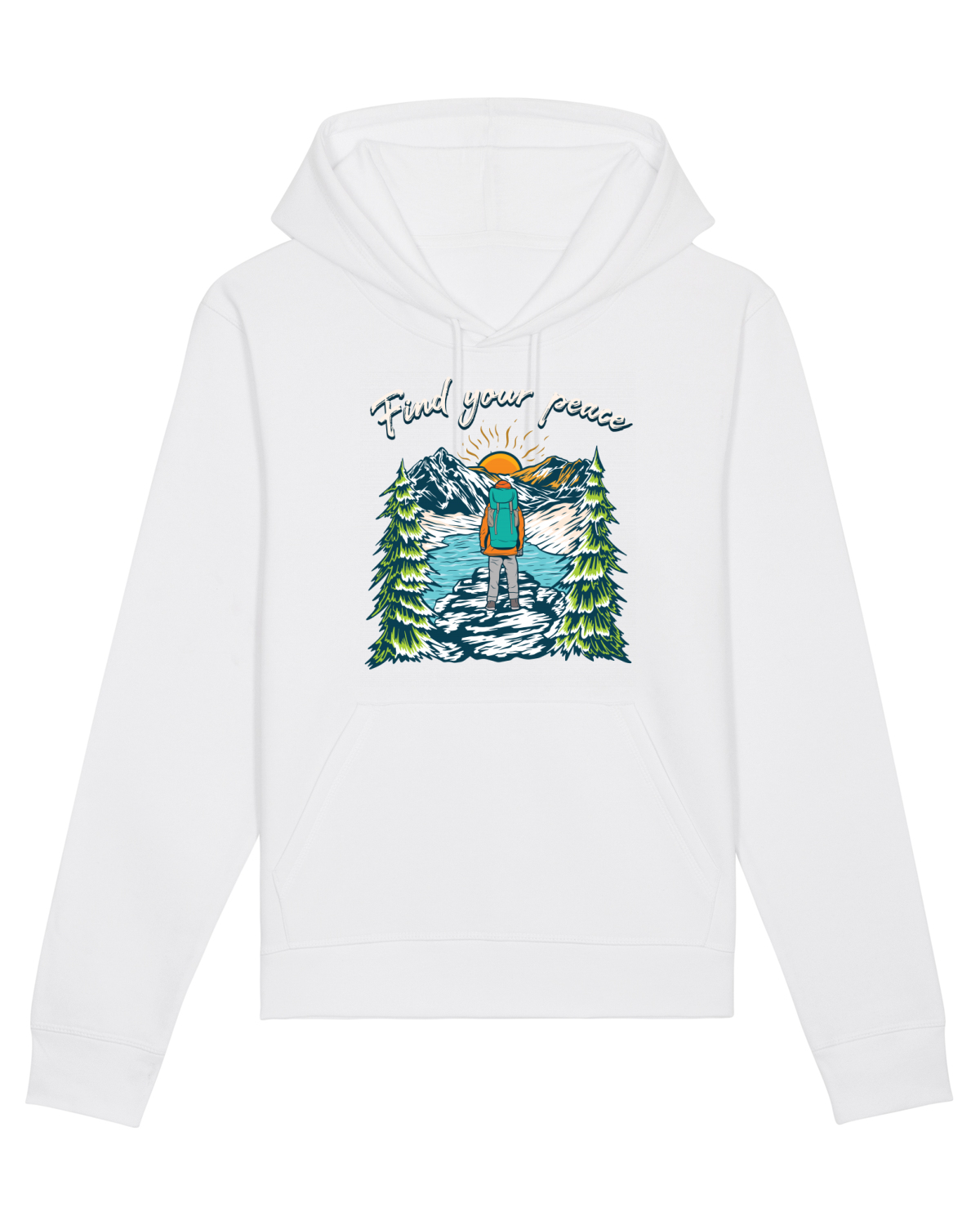 Hanorac Unisex Drummer White
