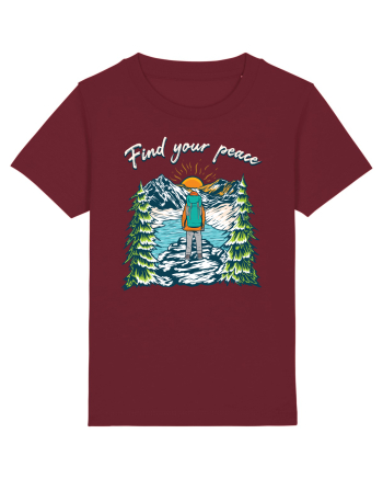 pentru montaniarzi - Find your peace Burgundy