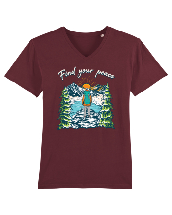 pentru montaniarzi - Find your peace Burgundy