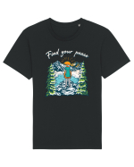 pentru montaniarzi - Find your peace Tricou mânecă scurtă Unisex Rocker