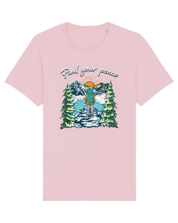 pentru montaniarzi - Find your peace Cotton Pink