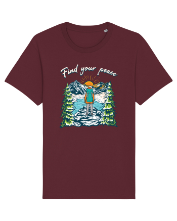 pentru montaniarzi - Find your peace Burgundy