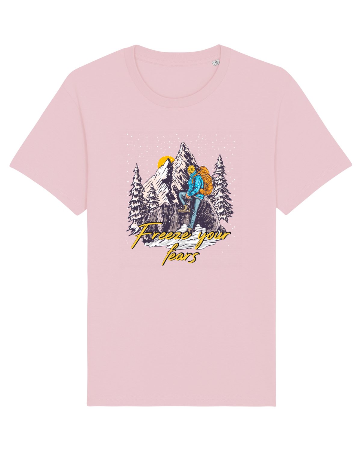Tricou mânecă scurtă Unisex Rocker Cotton Pink