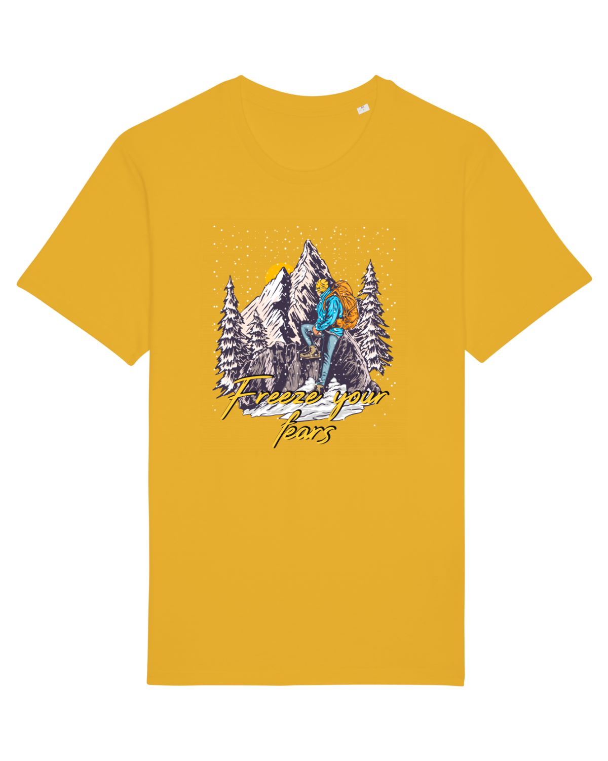 Tricou mânecă scurtă Unisex Rocker Spectra Yellow