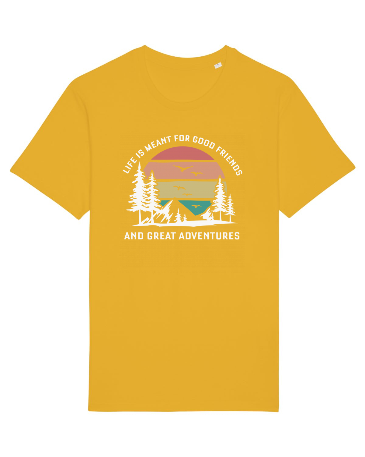 Tricou mânecă scurtă Unisex Rocker Spectra Yellow