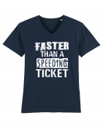 Faster than a speeding ticket Tricou mânecă scurtă guler V Bărbat Presenter
