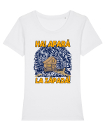 pentru montaniarzi - Hai afară la zăpadă ! Tricou mânecă scurtă guler larg fitted Damă Expresser