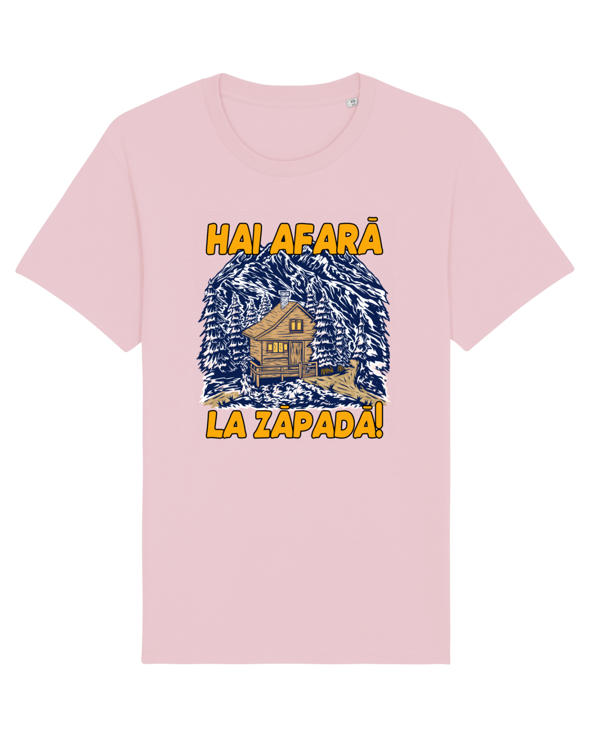 Tricou mânecă scurtă Unisex Rocker Cotton Pink