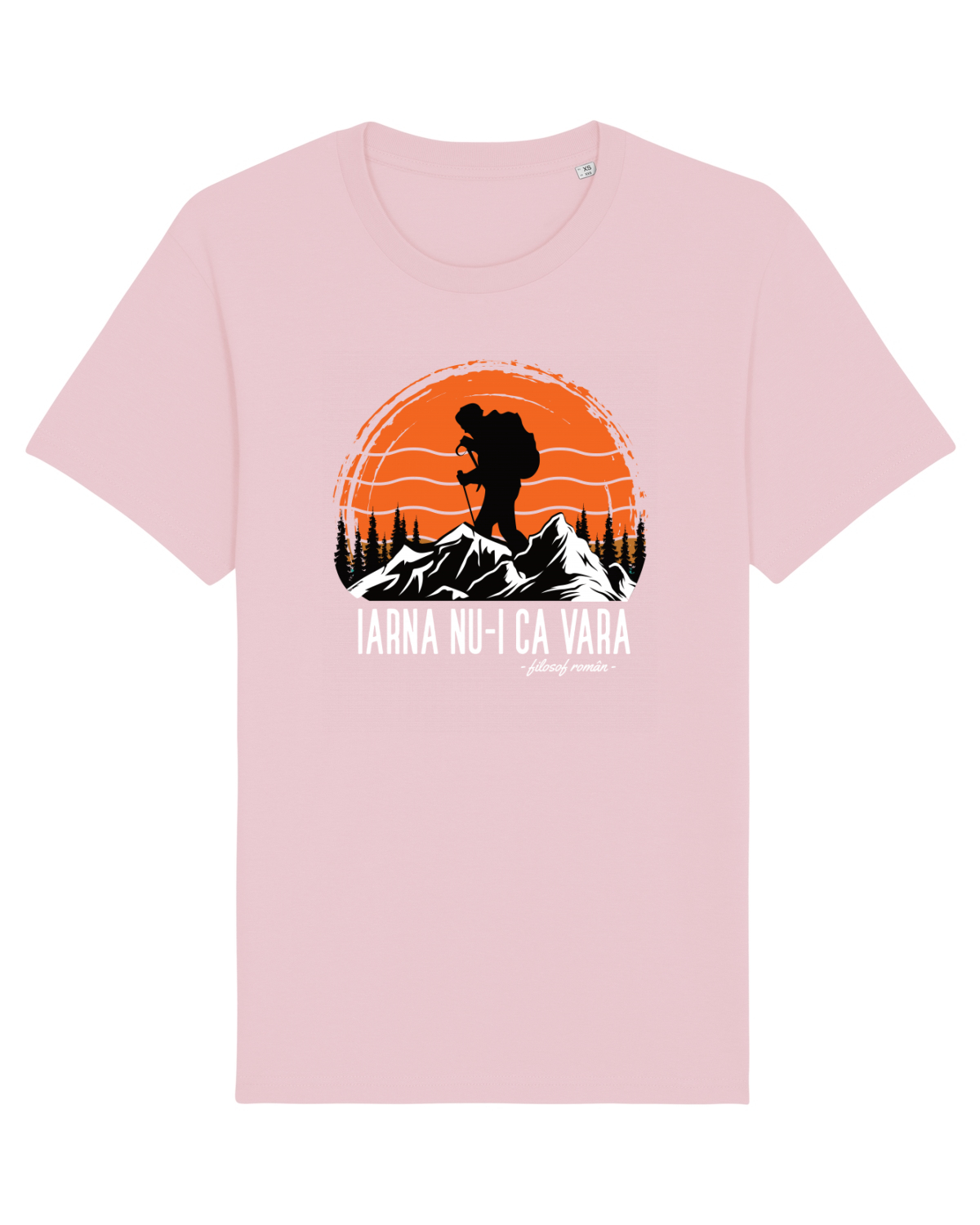 Tricou mânecă scurtă Unisex Rocker Cotton Pink