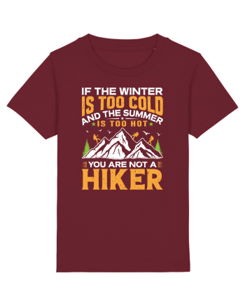 pentru montaniarzi - If the winter is too cold Burgundy