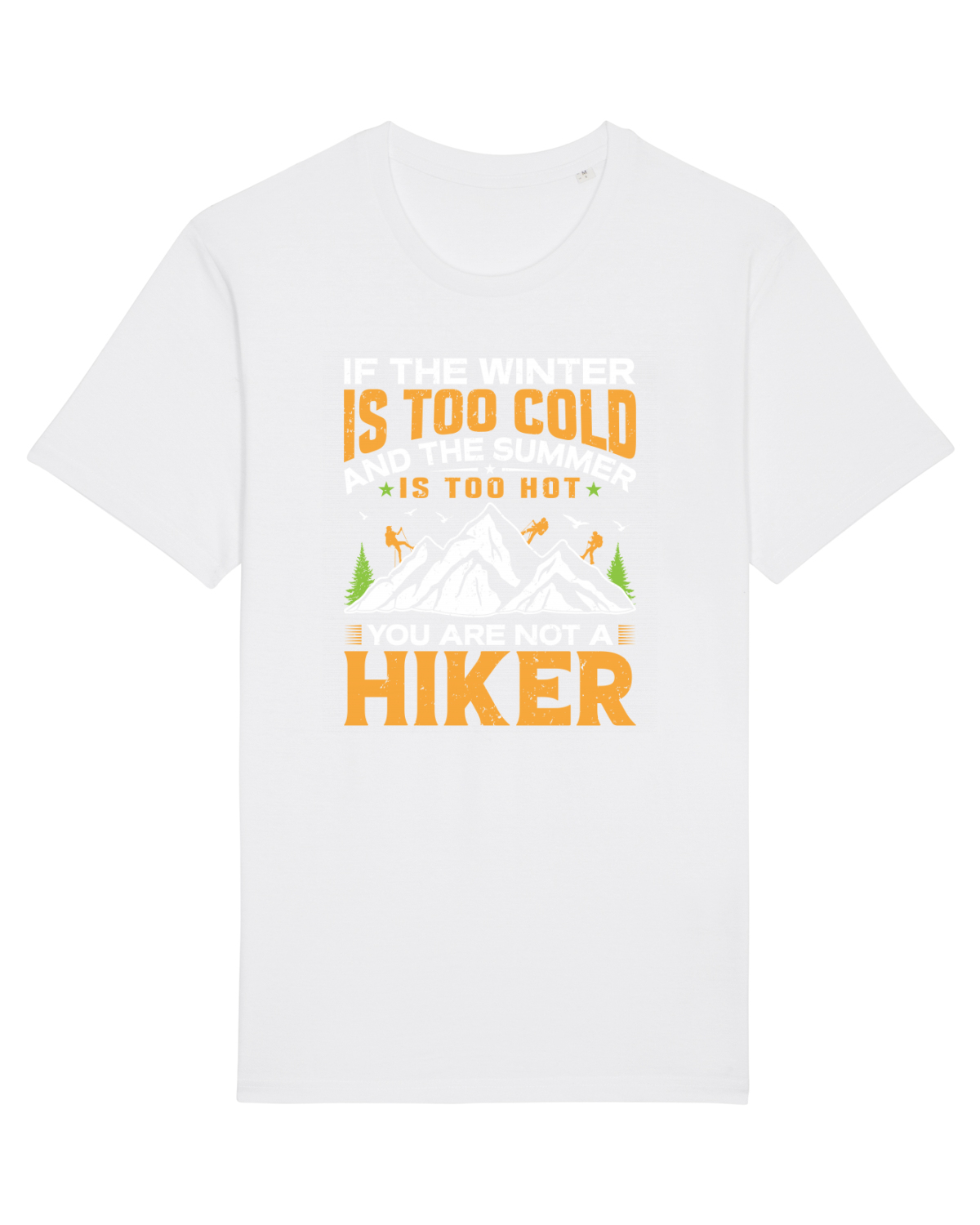 Tricou mânecă scurtă Unisex Rocker White