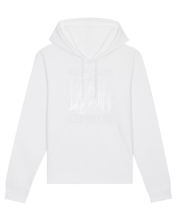 pentru montaniarzi - Keep calm and climb on White