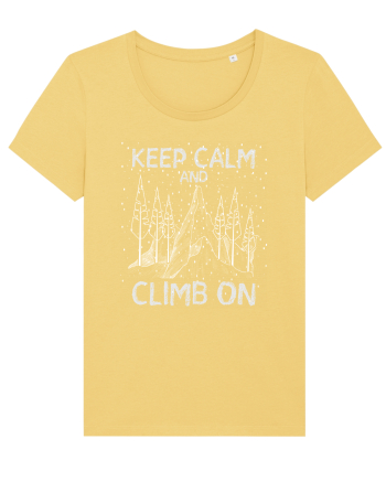 pentru montaniarzi - Keep calm and climb on Jojoba