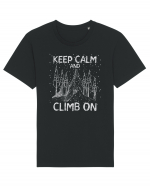 pentru montaniarzi - Keep calm and climb on Tricou mânecă scurtă Unisex Rocker