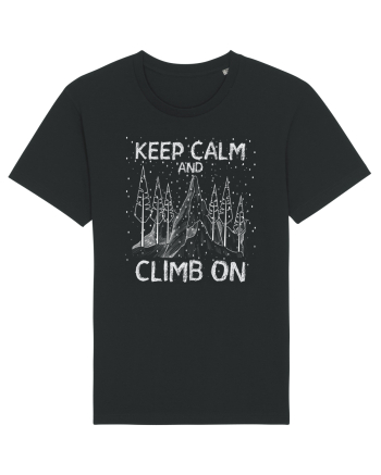 pentru montaniarzi - Keep calm and climb on Black