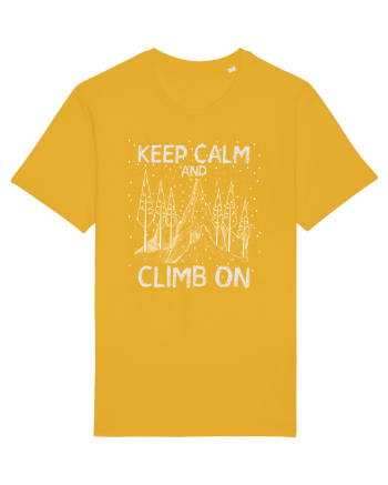 pentru montaniarzi - Keep calm and climb on Spectra Yellow