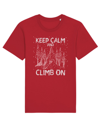 pentru montaniarzi - Keep calm and climb on Red
