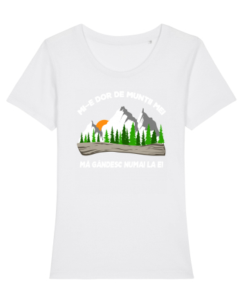 pentru montaniarzi - Mi-e dor de muntii mei White