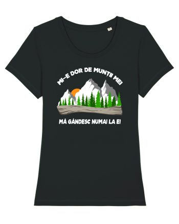pentru montaniarzi - Mi-e dor de muntii mei Black