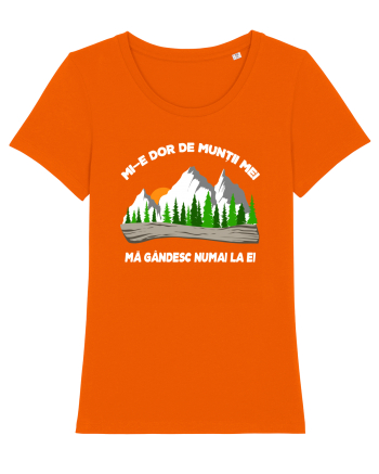 pentru montaniarzi - Mi-e dor de muntii mei Bright Orange