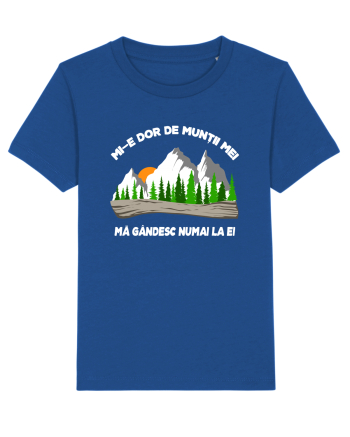 pentru montaniarzi - Mi-e dor de muntii mei Majorelle Blue