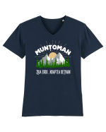 pentru montaniarzi - Munțoman Tricou mânecă scurtă guler V Bărbat Presenter