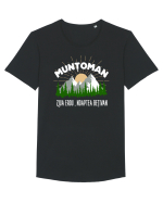 pentru montaniarzi - Munțoman Tricou mânecă scurtă guler larg Bărbat Skater
