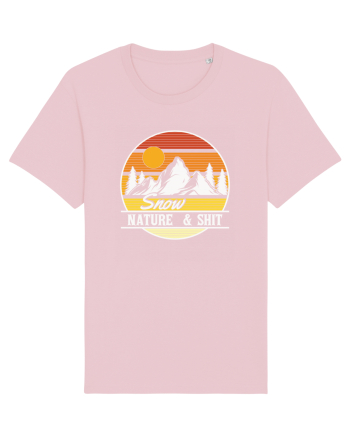 pentru montaniarzi - Snow, nature and shit Cotton Pink