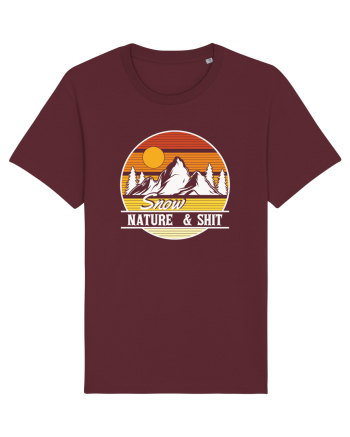 pentru montaniarzi - Snow, nature and shit Burgundy