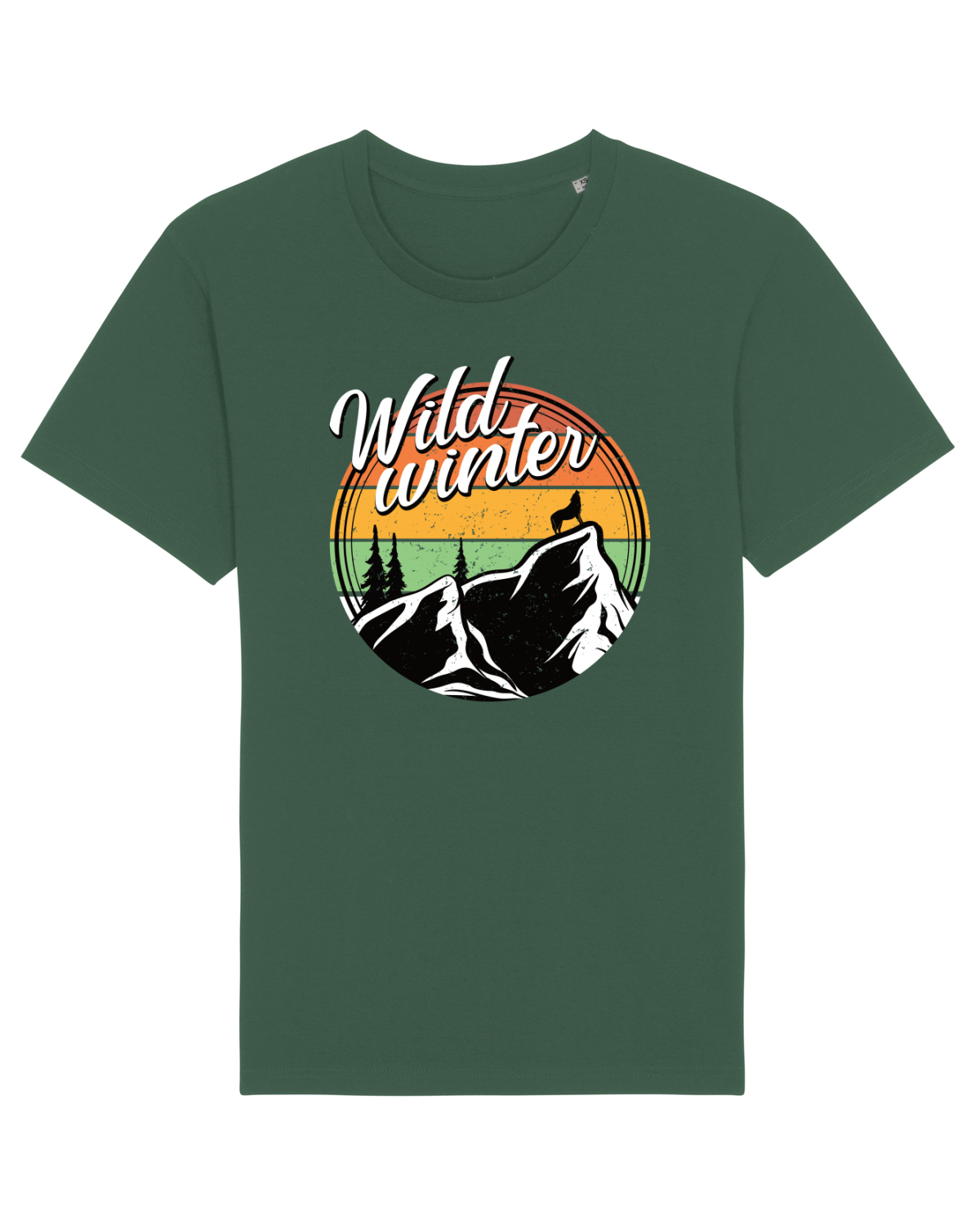 Tricou mânecă scurtă Unisex Rocker Bottle Green