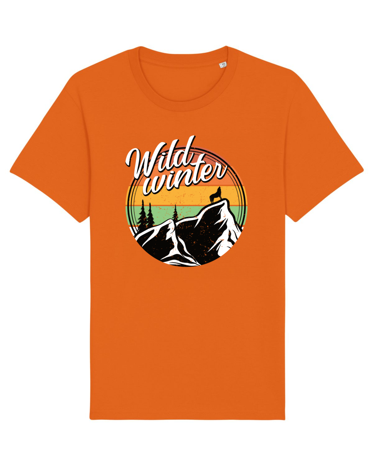 Tricou mânecă scurtă Unisex Rocker Bright Orange