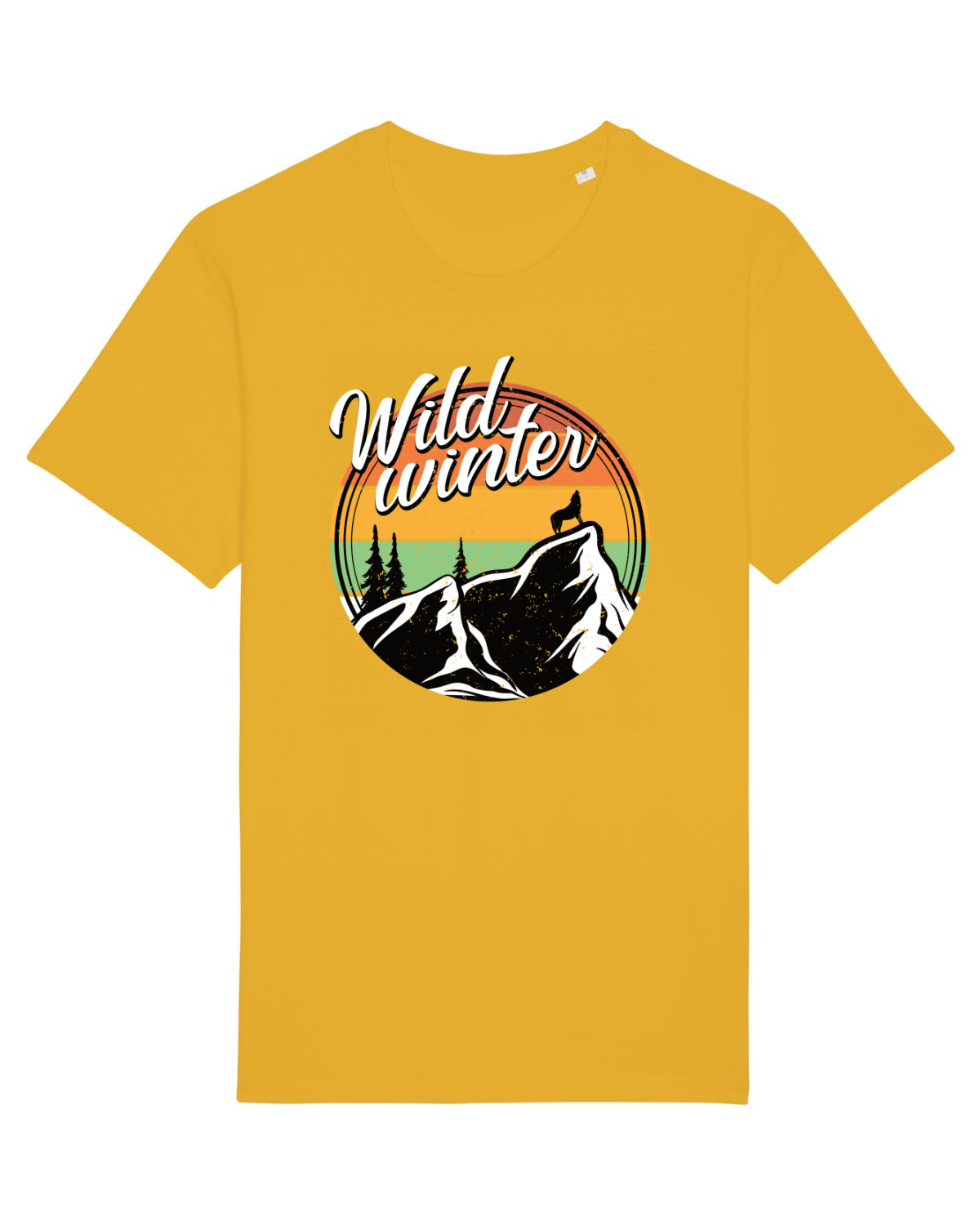 Tricou mânecă scurtă Unisex Rocker Spectra Yellow