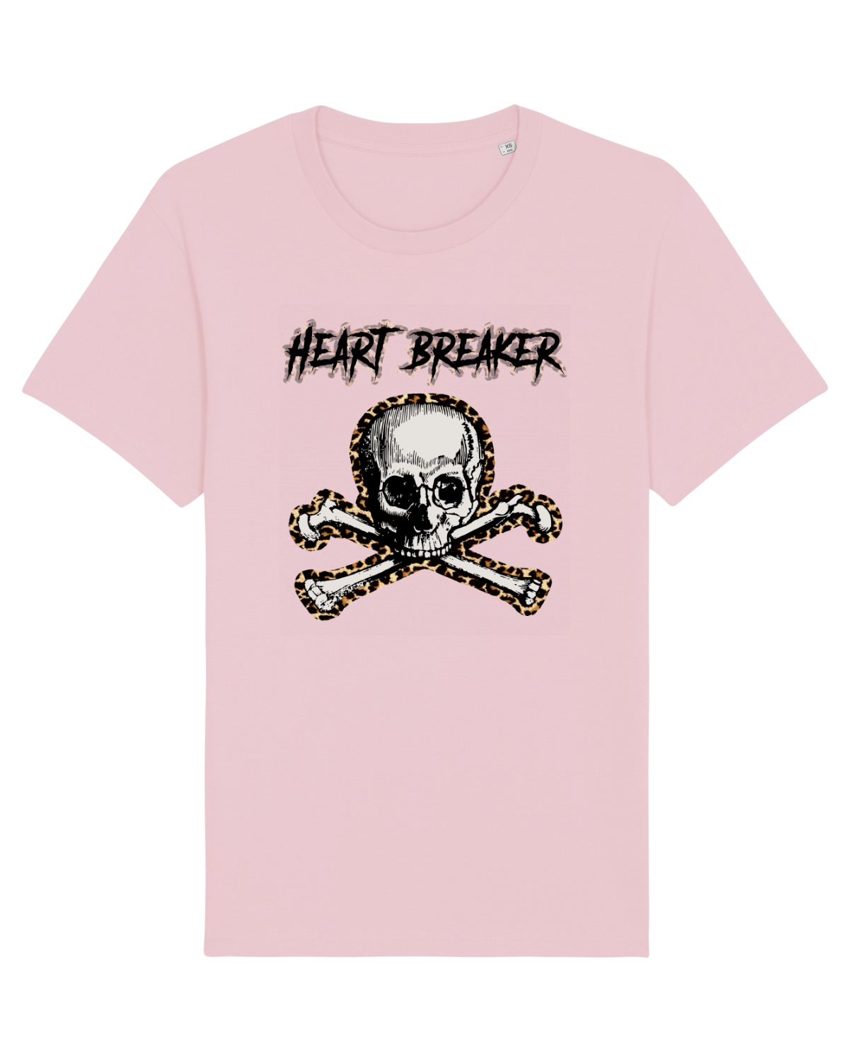 Tricou mânecă scurtă Unisex Rocker Cotton Pink