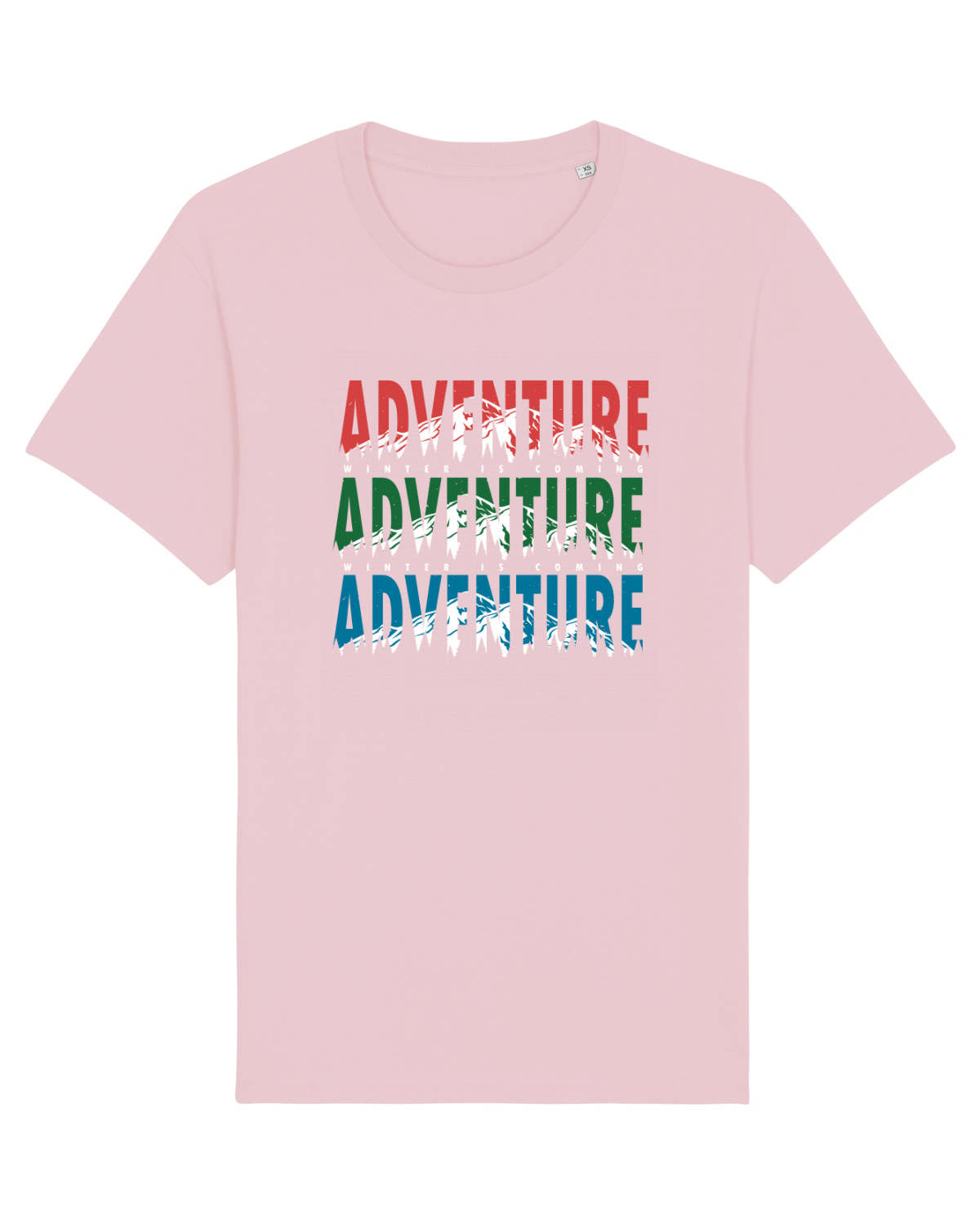 Tricou mânecă scurtă Unisex Rocker Cotton Pink