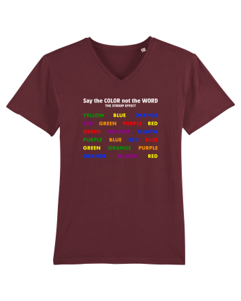 Stroop Effect Burgundy