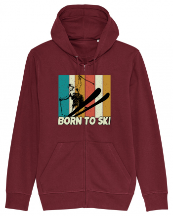 Sporturi de iarnă - Born to ski Burgundy