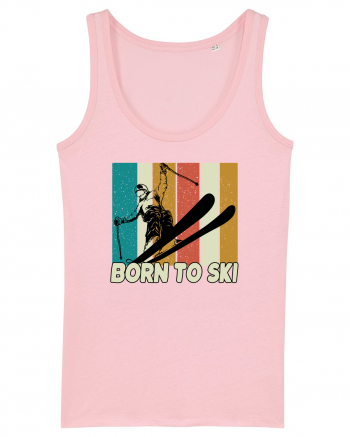 Sporturi de iarnă - Born to ski Cotton Pink