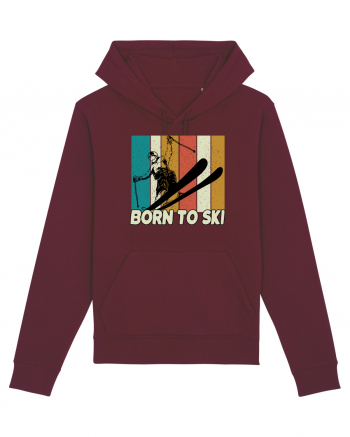 Sporturi de iarnă - Born to ski Burgundy