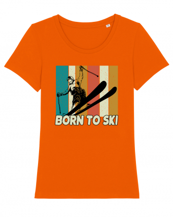 Sporturi de iarnă - Born to ski Bright Orange