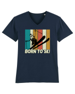 Sporturi de iarnă - Born to ski Tricou mânecă scurtă guler V Bărbat Presenter