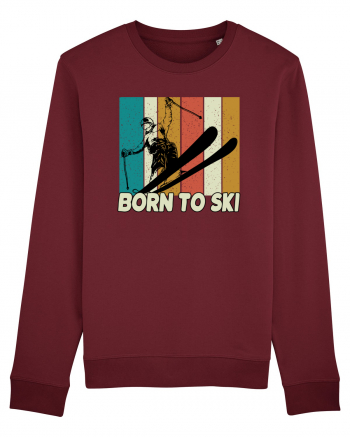 Sporturi de iarnă - Born to ski Burgundy