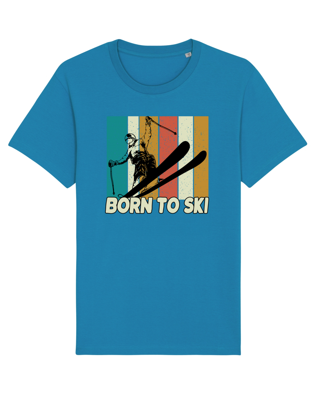 Tricou mânecă scurtă Unisex Rocker Azur