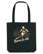 Sporturi de iarnă - Born to ski v2 Sacoșă textilă