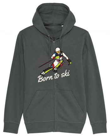 Sporturi de iarnă - Born to ski v2 Anthracite