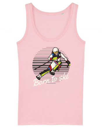 Sporturi de iarnă - Born to ski v2 Cotton Pink