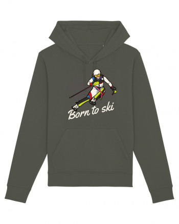 Sporturi de iarnă - Born to ski v2 Khaki