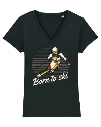 Sporturi de iarnă - Born to ski v2 Black